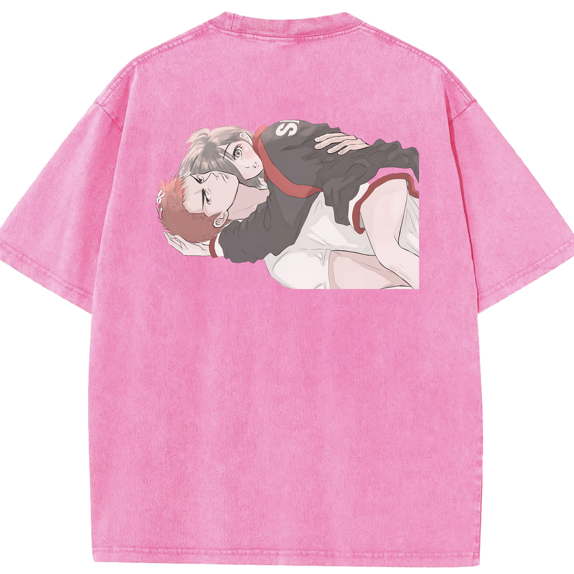 （画像用） SLAM DUNK／スラムダンク 綿100% ヴィンテージ風 半袖Tシャツ（背面プリント）